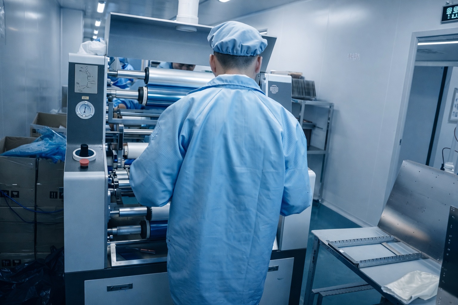 PCB manufacturing lamination process in clean room environment
